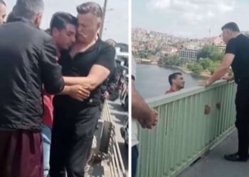 Nuri Alço, intihar girişiminde bulunan genci engelledi