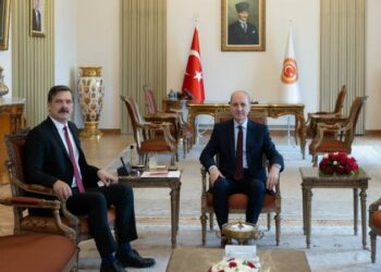 Erkan Baş’tan TBMM Başkanı Kurtulmuş’a Can Atalay ziyareti
