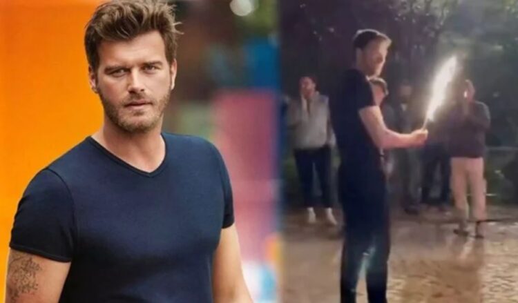 Kıvanç Tatlıtuğ’dan ‘meşaleli kutlama’ açıklaması