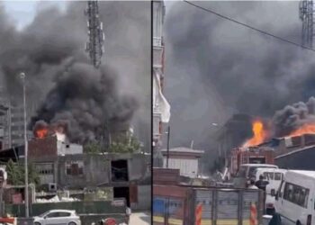 Sultangazi’de fabrika yangını