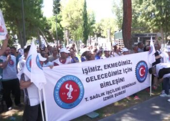 Ege Üniversitesi Hastanesi’nde iş bırakma eylemi