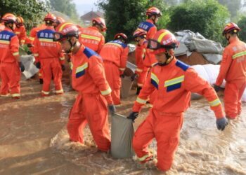 Çin’in Heilongjiang eyaletinde selden etkilenen bölgelere yardım malzemesi tahsis edildi
