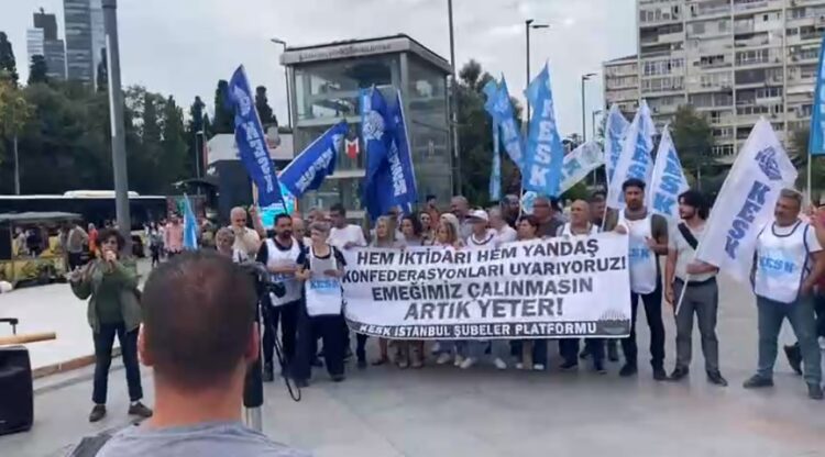 KESK’ten ‘zam’ protestosu: Emeğimiz çalınmasın artık yeter!
