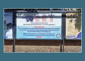 Belediye, yaptığı zammı afişle duyurdu: Üzgünüz!