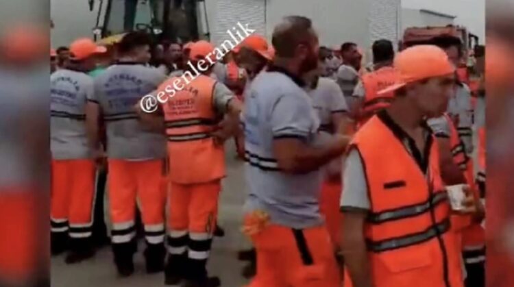 AKP’li Esenler Belediyesi’nde işçiler grevde