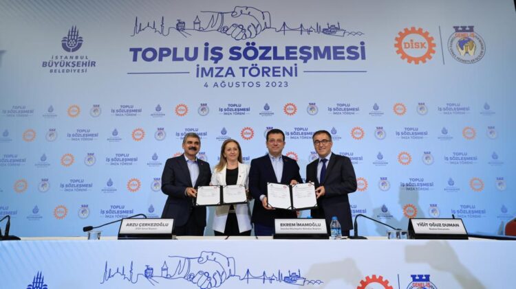 12 Eylül 1980’den sonra bir ilk… İBB ve DİSK arasında 42 yıl sonra toplu iş sözleşmesi imzalandı