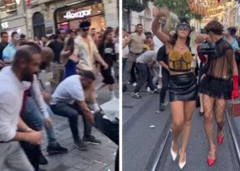 İstiklal Caddesi’nde dolar saçanlar yakalandı