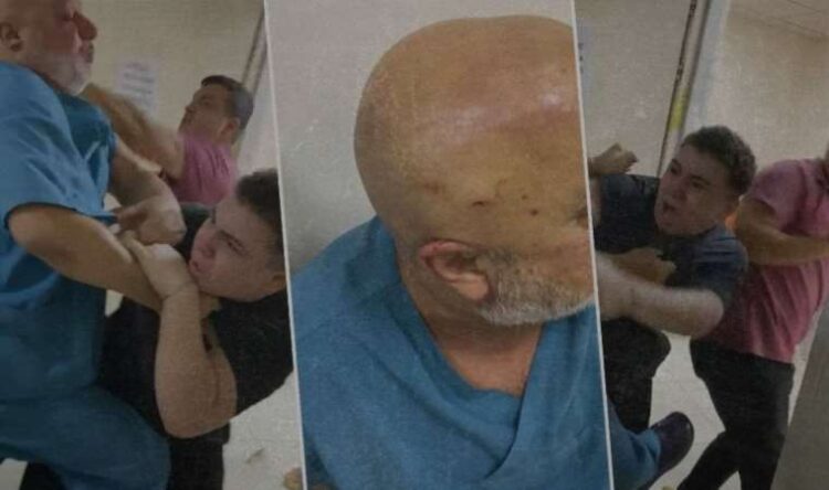 Hasta ve yakınından göz doktoruna darp