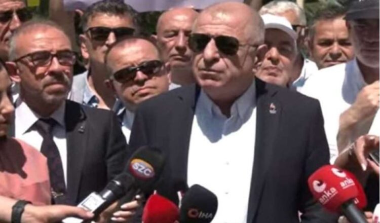 Ümit Özdağ’dan Limak Holding önünde ‘Akbelen’ eylemi