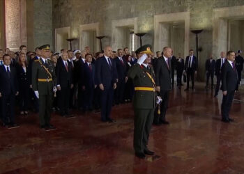 30 Ağustos Zafer Bayramı için Anıtkabir’de tören düzenlendi