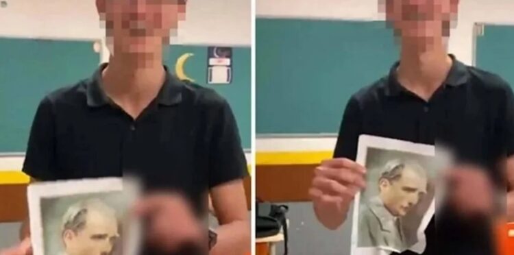 Atatürk’ün fotoğrafına uygunsuz hareket yapan öğrencinin ifadesi ortaya çıktı