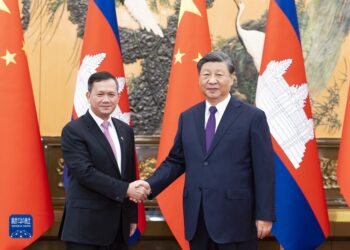 Xi Jinping, Kamboçya Başbakanı Hun Manet’le bir araya geldi