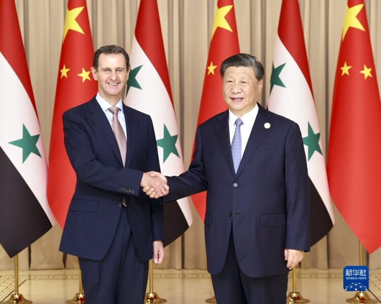 Xi ve Esad, Çin-Suriye Stratejik Ortaklık İlişkilerinin kurulduğunu duyurdu