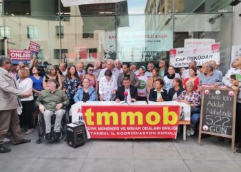 TMMOB Yargıtay’ın Gezi Davası kararını İstanbul’da protesto etti