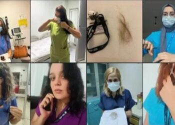 Sağlık çalışanlarından şiddete tepki: Hemşireler saçlarını kesti