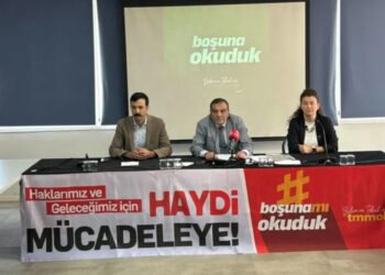 TMMOB, ‘Boşuna mı okuduk’ temasıyla kampanya başlattı