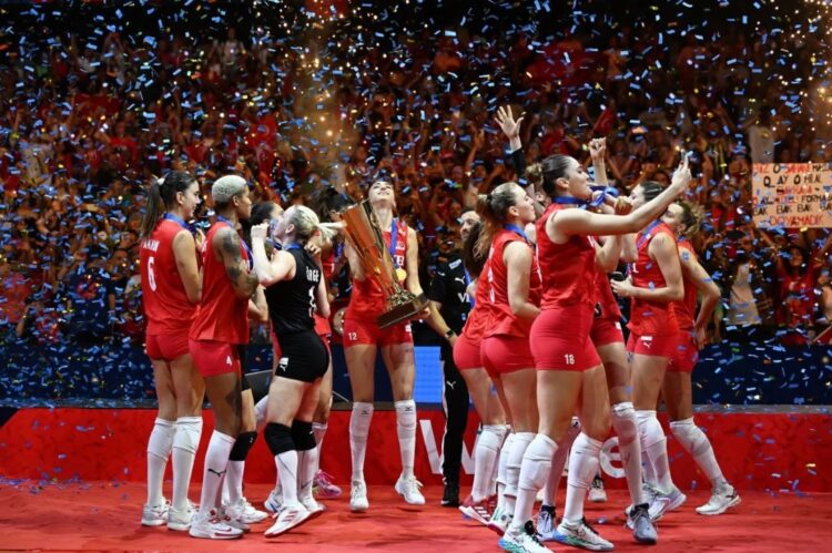 A Milli Kadın Voleybol Takımı’nın şampiyonluğu dünya basınında