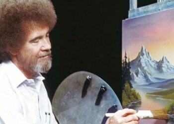 Bob Ross’un ‘Resim Sevinci’ programında yaptığı ilk tablo satılıyor