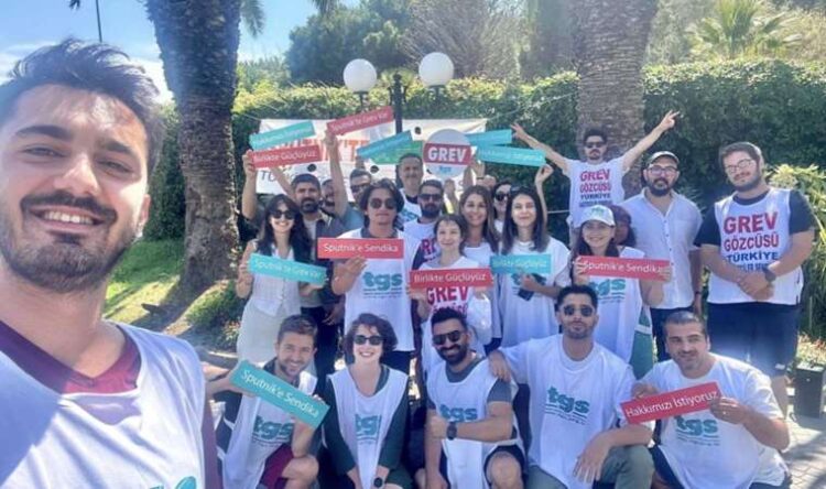 Greve çıkan Sputnik Türkiye çalışanlarından çağrı