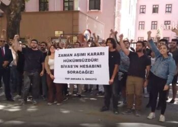 TKP’den Adalet Bakanlığı önünde ‘Sivas’ eylemi