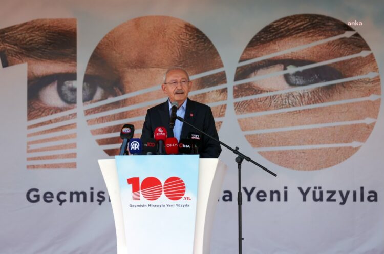 Kılıçdaroğlu: “Cumhuriyet demek CHP demektir, CHP demek Türkiye demektir”