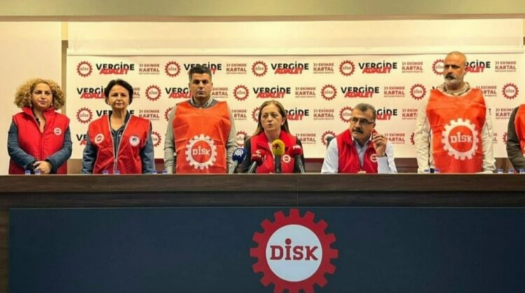 DİSK 21 Ekim’de vergide adalet için buluşacak