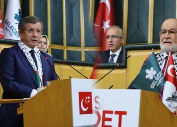 Karamollaoğlu ve Davutoğlu’nun ortak grup toplantısında İsrail tepkisi