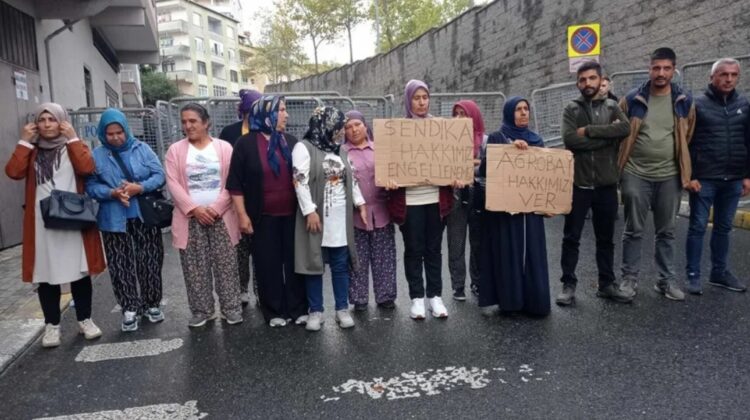 Agrobay işçilerinden İstanbul’daki dört konsolosluk önünde eylem