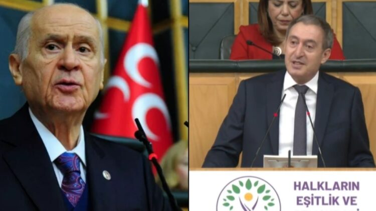 Tuncer Bakırhan’dan Bahçeli’ye: Sizin arkanızda mafyalar olabilir, bizim arkamızda halk var