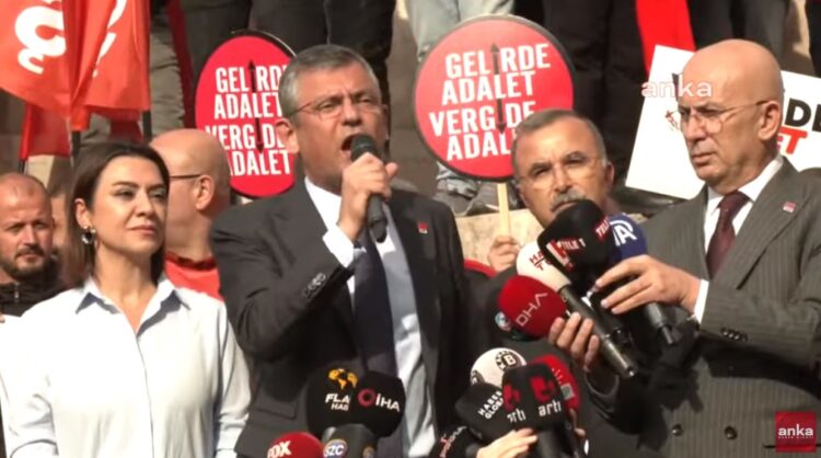 Özgür Özel’den DİSK yürüyüşüne destek