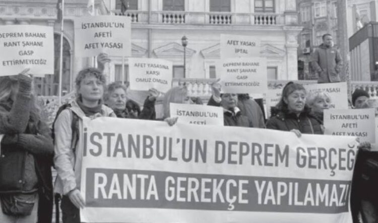 AKP yasasını protesto ettiler… El koymaya karşı eylem!