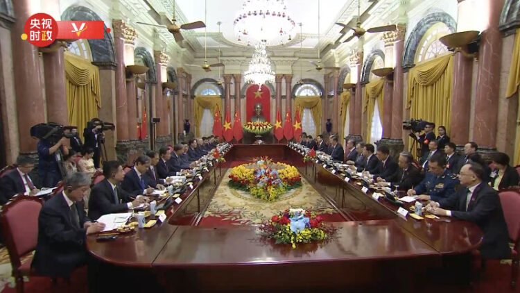 Çin Cumhurbaşkanı Xi Jinping, Vietnam Devlet Başkanı Vo Van Thuong ile görüştü