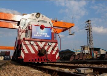 Çin’in Shanghai kenti, 2024 yılının ilk Çin-Avrupa yük trenini uğurladı