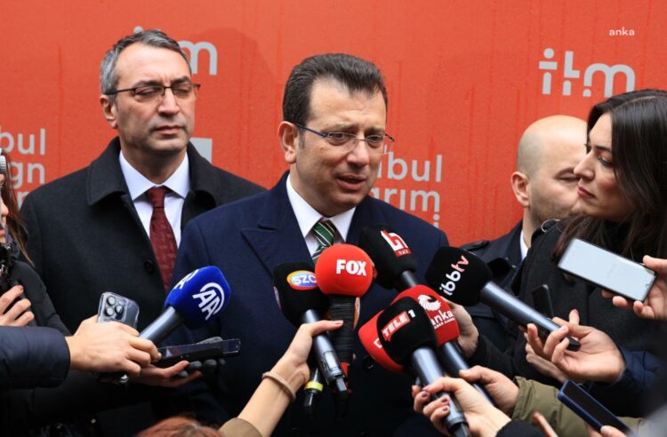 İmamoğlu: “Sayın cumhurbaşkanı İstanbul’un işiyle uğraşmasın”