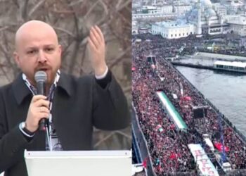 Gazze mitinginde konuşan Bilal Erdoğan: ‘Sermaye sahipleri ayağını denk alsın’