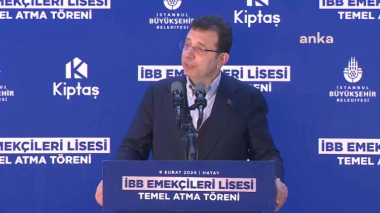 İmamoğlu: “6 Şubat’tan en fazla ders çıkarması gerekenler bu ülkenin yöneticileri”