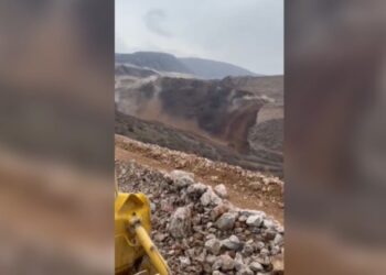 Erzincan’da altın madeninde toprak kayması