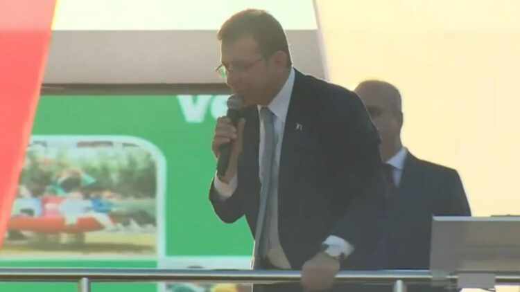 İmamoğlu: “Bunlar oy için, seçim için her şeyi yaparlar”