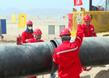 Xinjiang’ın güneyindeki yeni doğal gaz boru hattının inşası başladı