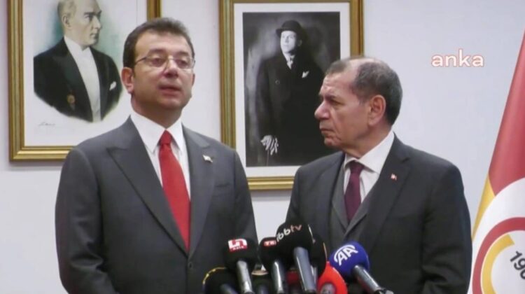 İmamoğlu ve Dursun Özbek bir araya geldi