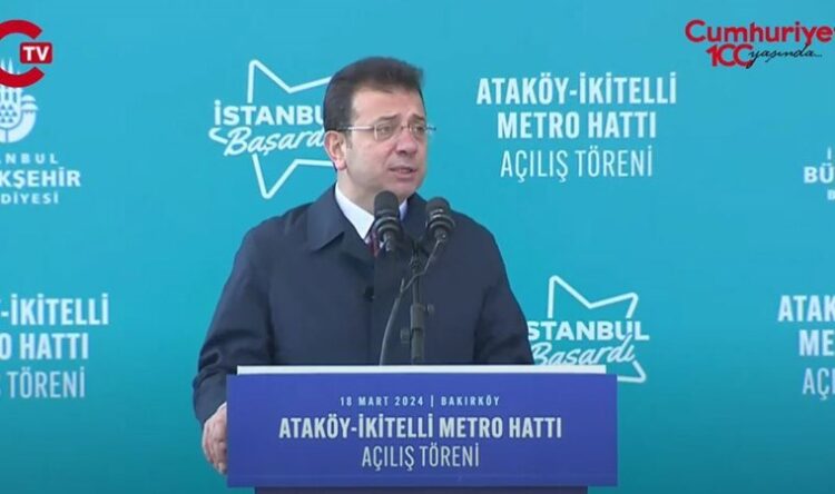 İmamoğlu: “8 kilometre yalanını ortaya atanlar özür dileyecek”