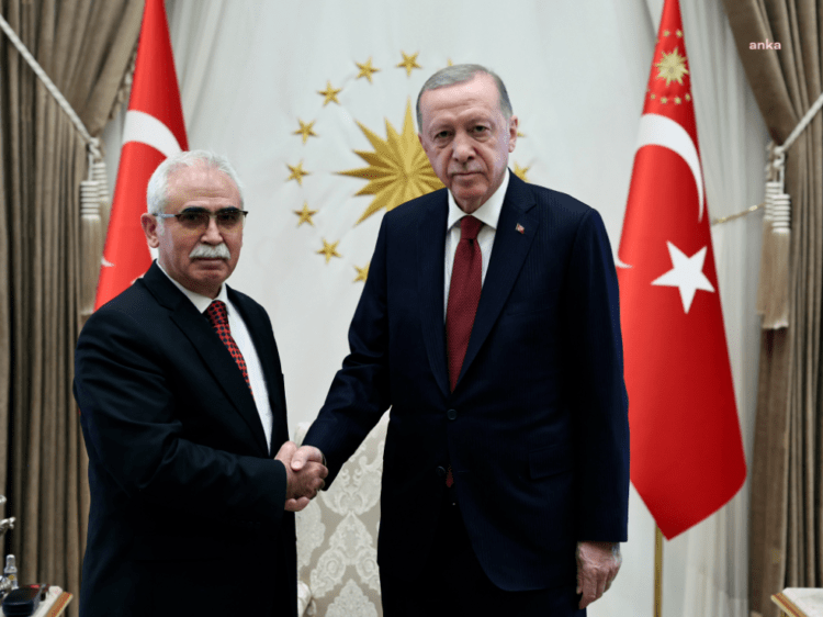 Erdoğan, AYM Başkanı Kadir Özkaya’yı kabul etti