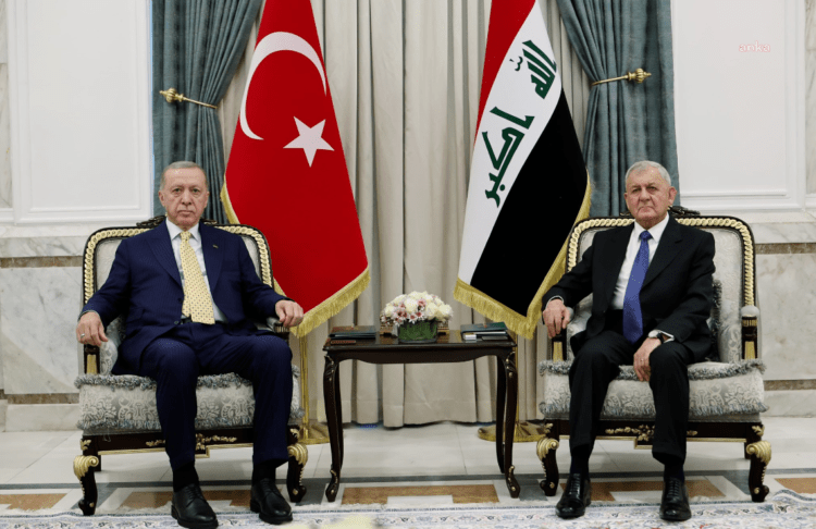Cumhurbaşkanı Erdoğan, Irak Cumhurbaşkanı Abdullatif Reşid ile görüştü