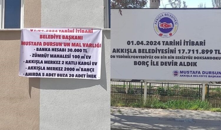 AKP’den CHP’ye geçen Akkışla Belediyesi’nin borcu açıklandı