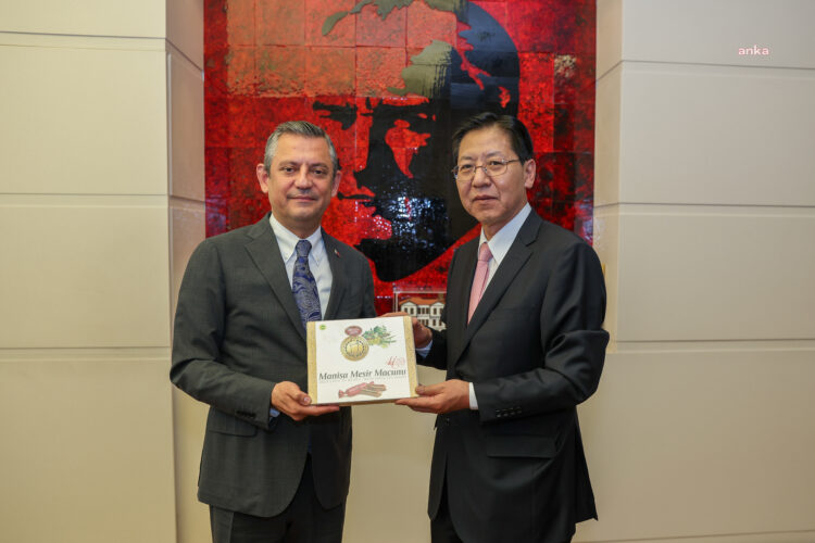 Özgür Özel, Çin Büyükelçisi Liu Shaobin ile bir araya geldi