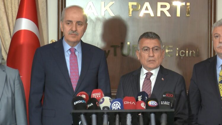 TBMM Başkanı Kurtulmuş’tan AK Parti’ye ‘Anayasa’ ziyareti