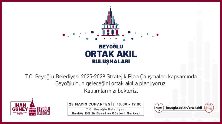 Beyoğlu halkı, geleceğini birlikte inşa etmek için toplanıyor