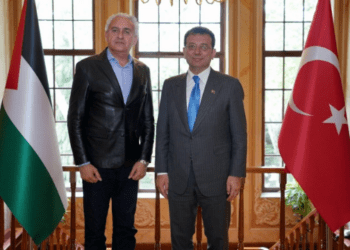 İmamoğlu, Ramallah Belediye Başkanıyla görüştü