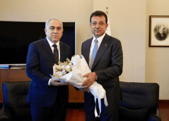 İmamoğlu, AKP’li Fatih Belediye Başkanı Ergün Turan’ı ziyaret etti