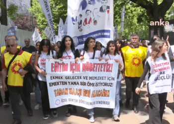 Özel sektörde çalışan öğretmenler seslerini duyurmak için Meclis’e yürüdü